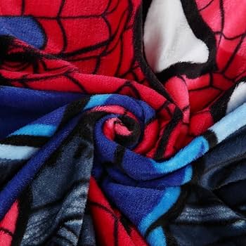 Amazon｜スパイダーマン 毛布 シングル ブランケット ぶらんけっ